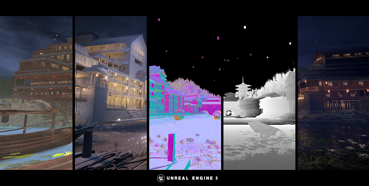 《Ancient Building》虛幻5 古风游戏场景（图ZMjgxNDk4MzY4） - 场景 - 站酷设计师JunejayTam原创素材 - 站酷ZCOOL