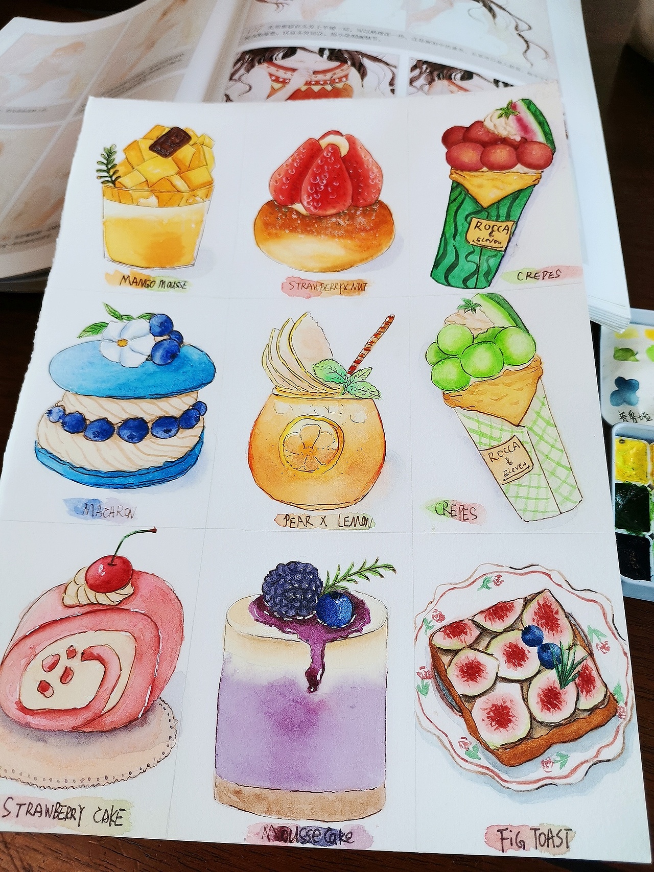 夏日甜品_爱画画的安仔-站酷zcool