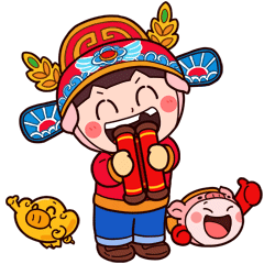 【微信表情】小鱼灯·金猪贺岁版（图ZMTQzODU2OTg4） - 网络表情 - 站酷设计师福尔猫斯原创素材 - 站酷ZCOOL