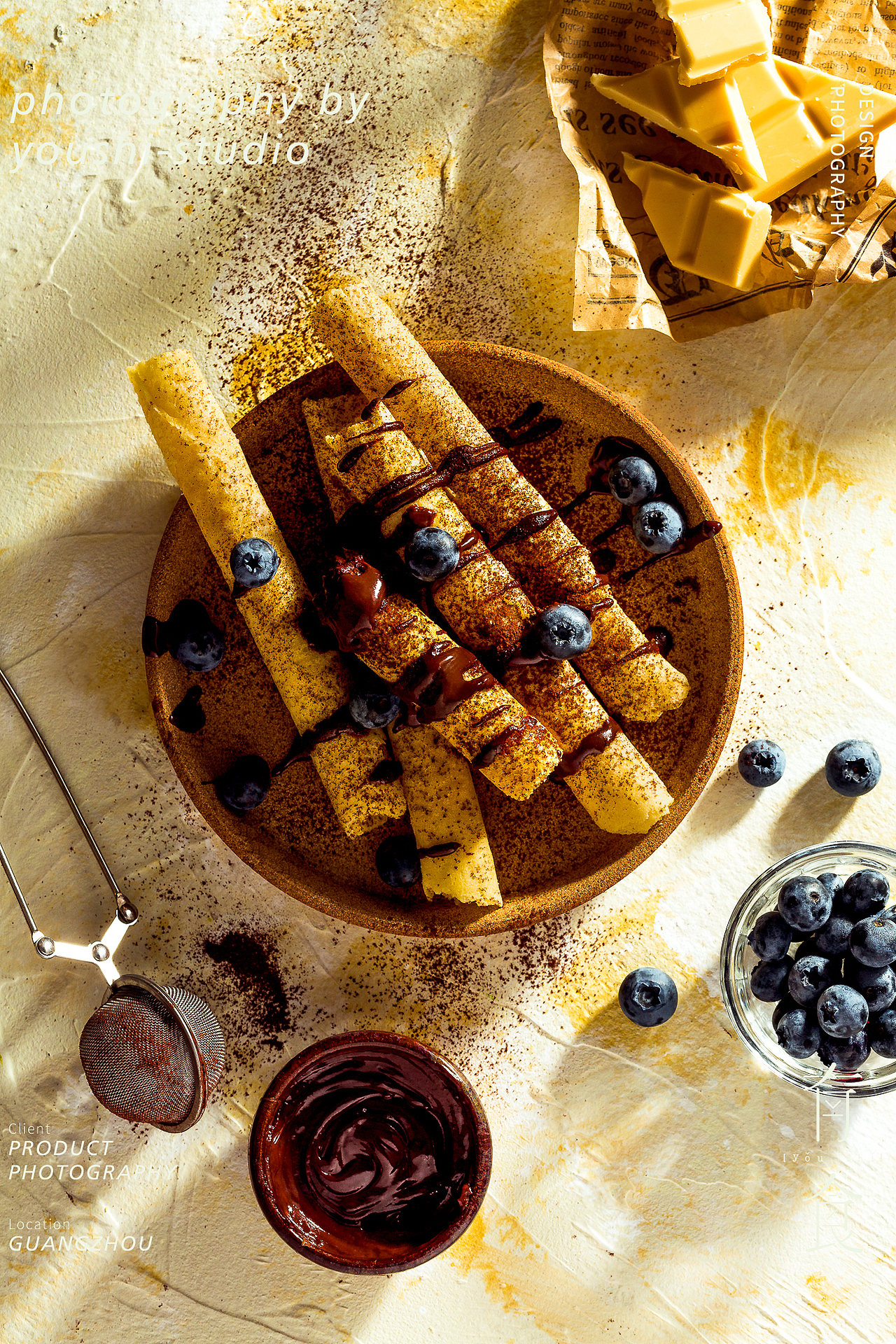 港式蛋卷拍摄(含手稿)