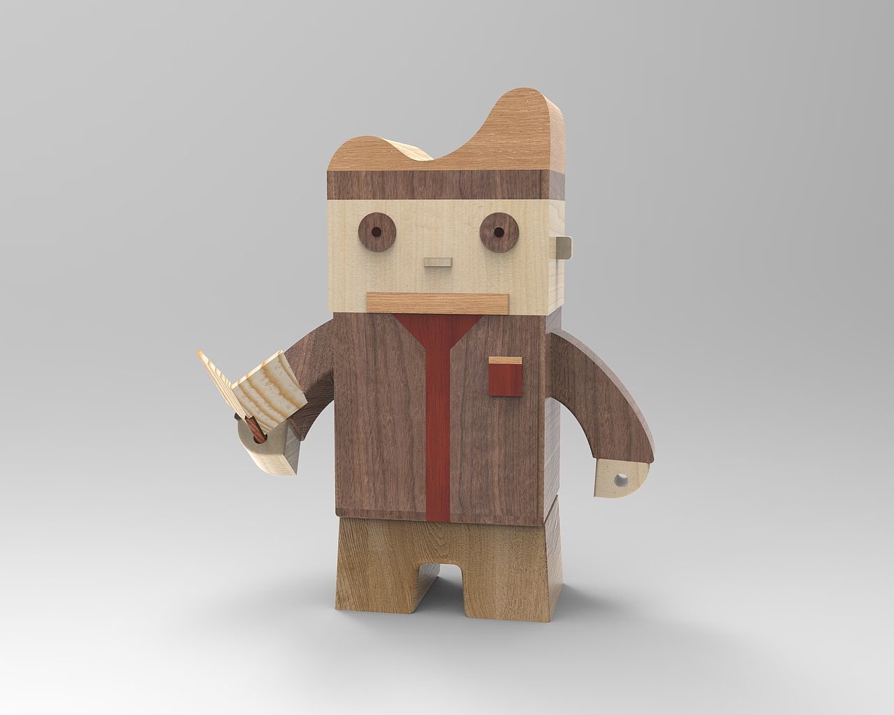 《小小党》木艺党建文化盲盒系列设计