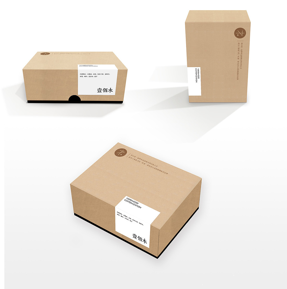 家具配件包装盒 结构设计