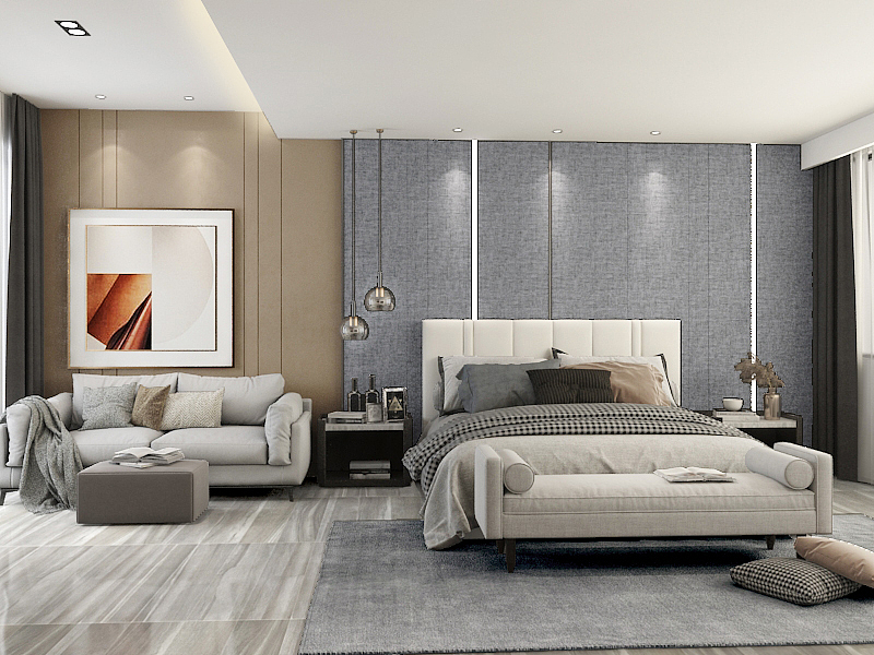 一套现代轻奢作品