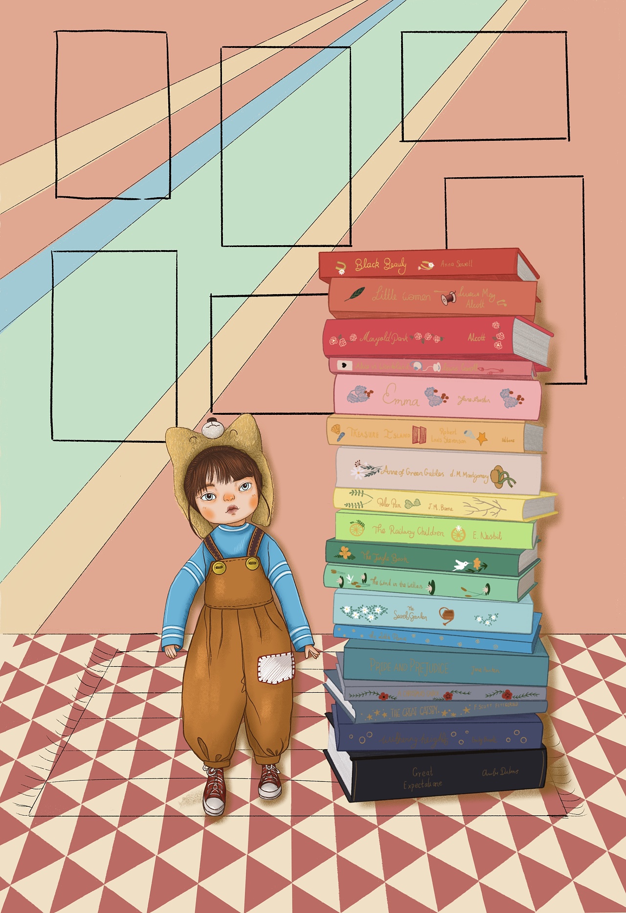 书山的精彩|插画|创作习作|莉莉纳塔 - 原创作品 - 站酷 (zcool)