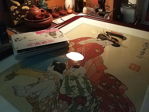 浮世绘工笔绘画