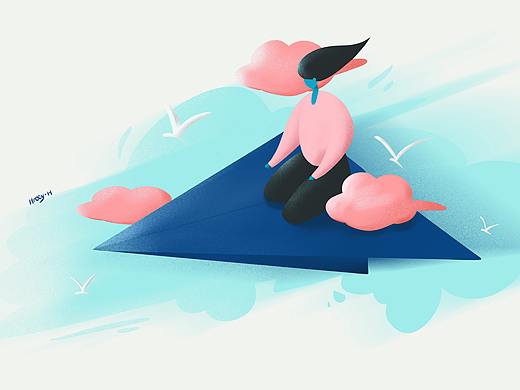 遐想系列1（个人主页-ZMzU3MjI1NTY=） - 新锐潮流插画 - 站酷设计师HarryH原创素材 - 站酷ZCOOL