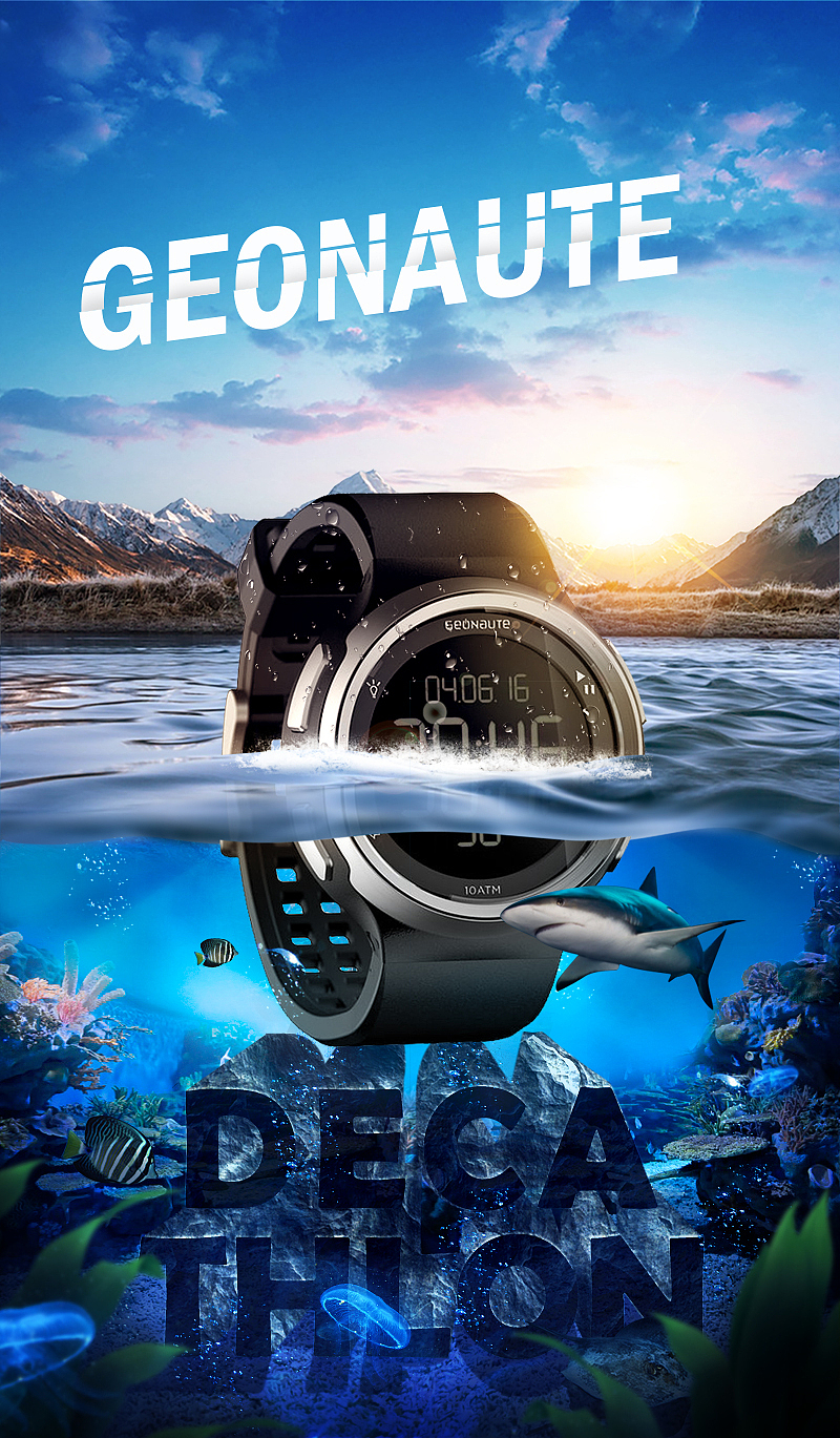 迪卡侬防水手表（图ZMTIxMjUwMDgw） - 海报 - 站酷设计师思者原创素材 - 站酷ZCOOL