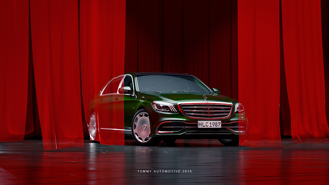 CGI Mercedes-Benz S MAYBACH（图ZMTExMTI5OTEy） - 机械/交通 - 站酷设计师Tommy_林冲原创素材 - 站酷ZCOOL