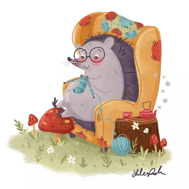 小刺猬（图ZODg0MDAwNjQ=） - 创作习作 - 站酷设计师Darc陈缅芙原创素材 - 站酷ZCOOL