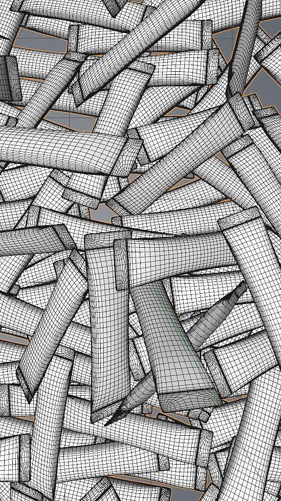 Fiberholic红石榴益生菌固体饮料包装建模渲染