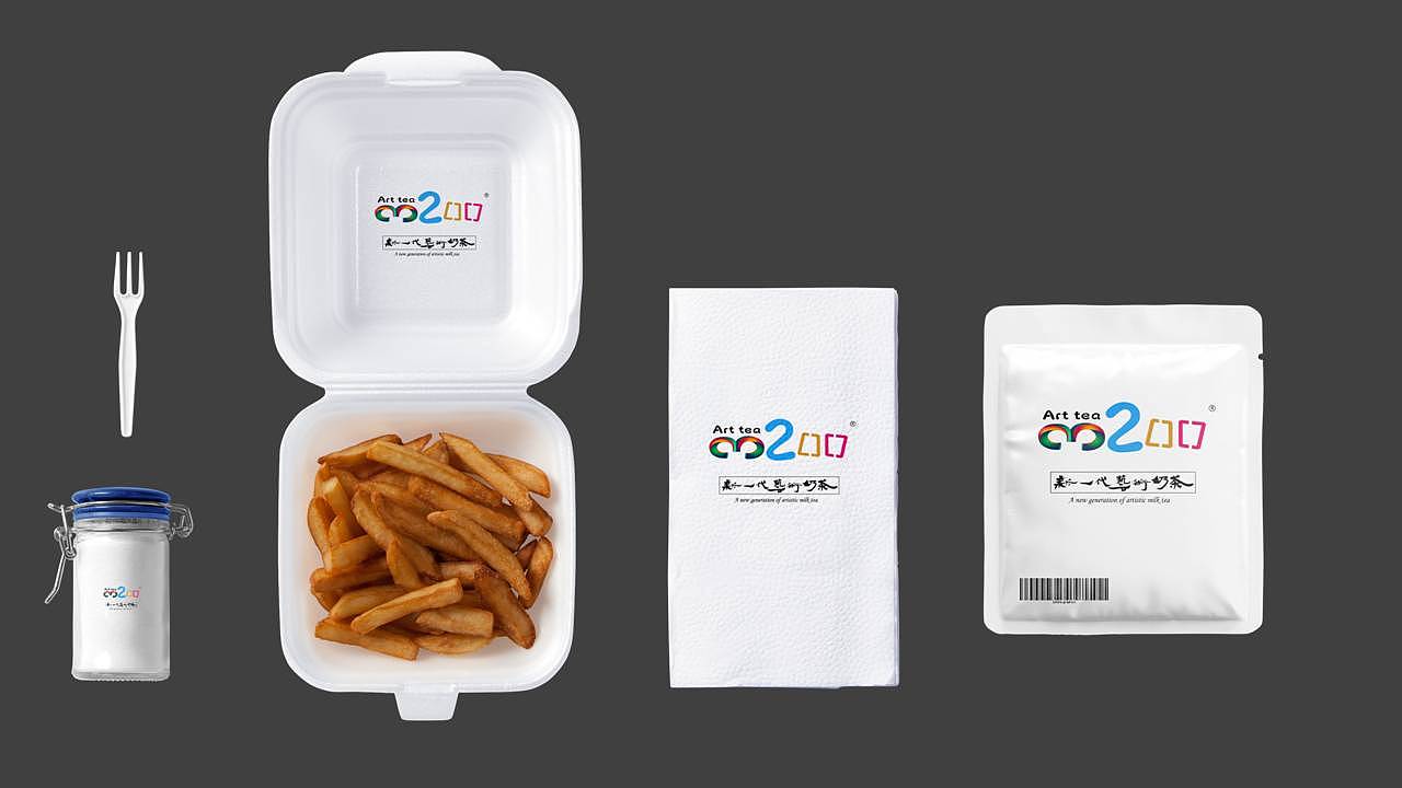 3200艺术茶饮店定位及整体风格设计