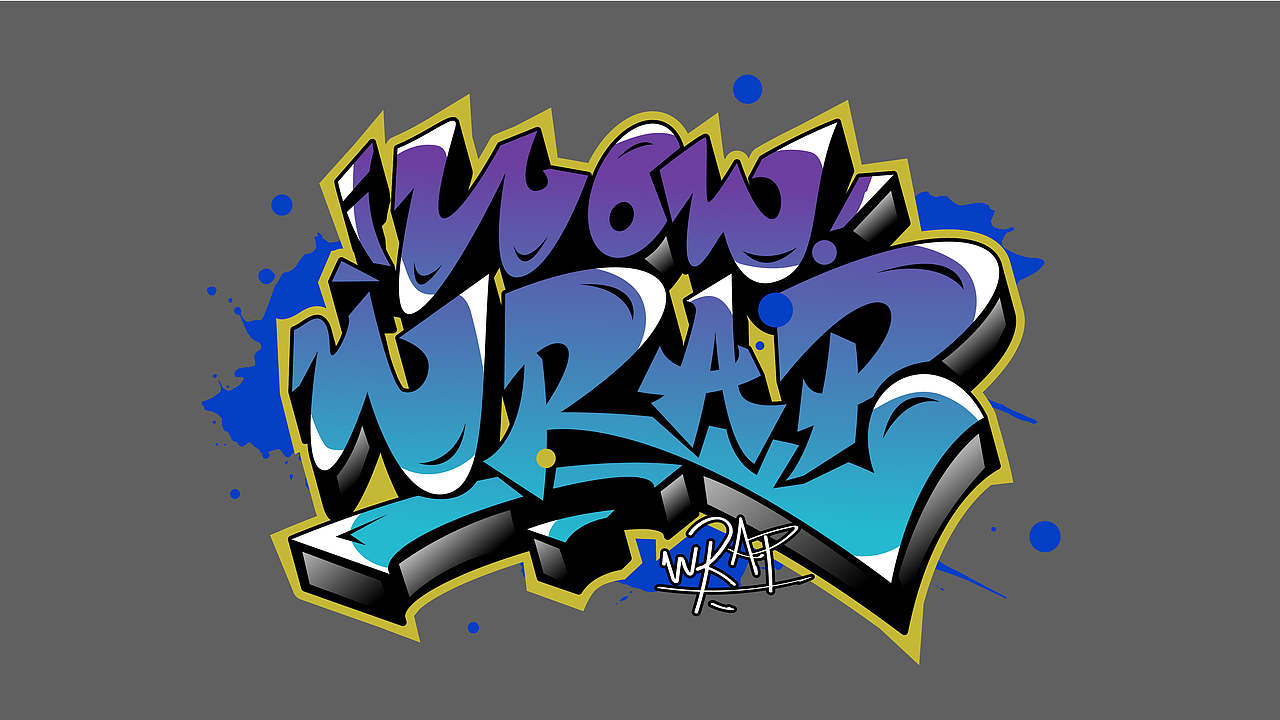 最近字体设计走起手绘嘻哈涂鸦书法字体设计