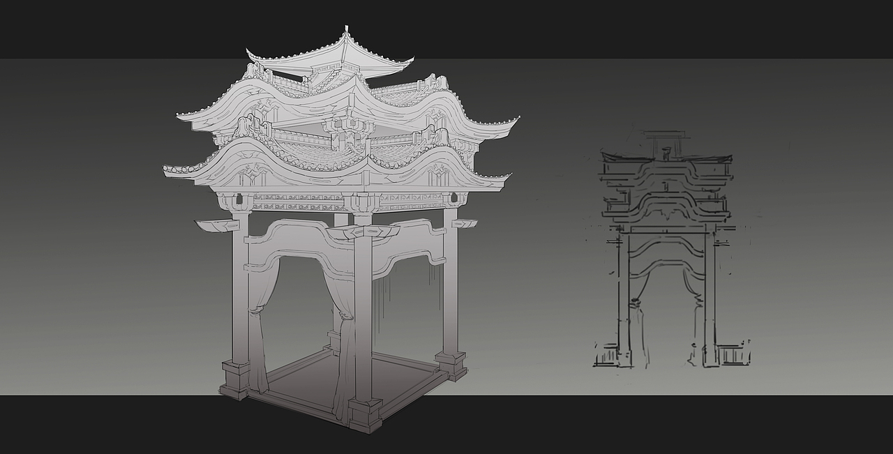 国风场景设计（图ZMTU5NTA4MzA4） - 游戏原画 - 站酷设计师RC30机械军团长原创素材 - 站酷ZCOOL
