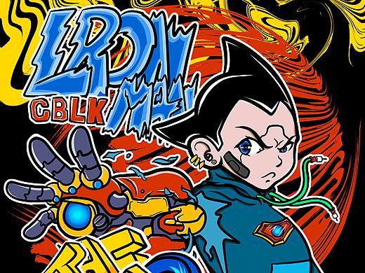 钢铁/阿童木（个人主页-ZNTQxOTAwODA=） - 新锐潮流插画 - 站酷设计师李茶LC原创素材 - 站酷ZCOOL