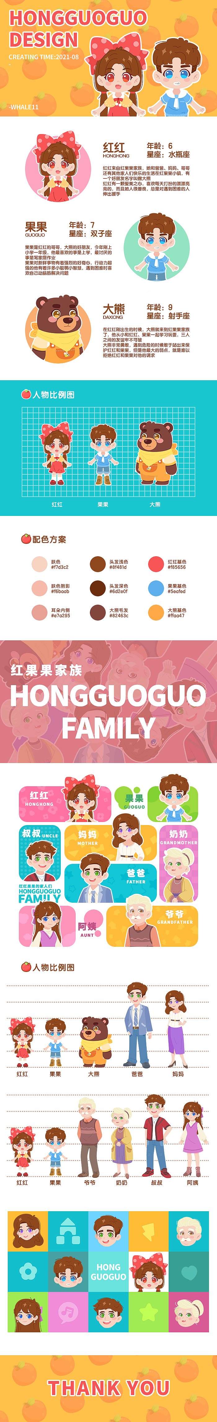 原創(chuàng)IP-紅果果家族（圖ZMjc1MDM0MjAw） - IP形象 - 站酷設(shè)計師鯨魚十一原創(chuàng)素材 - 站酷ZCOOL