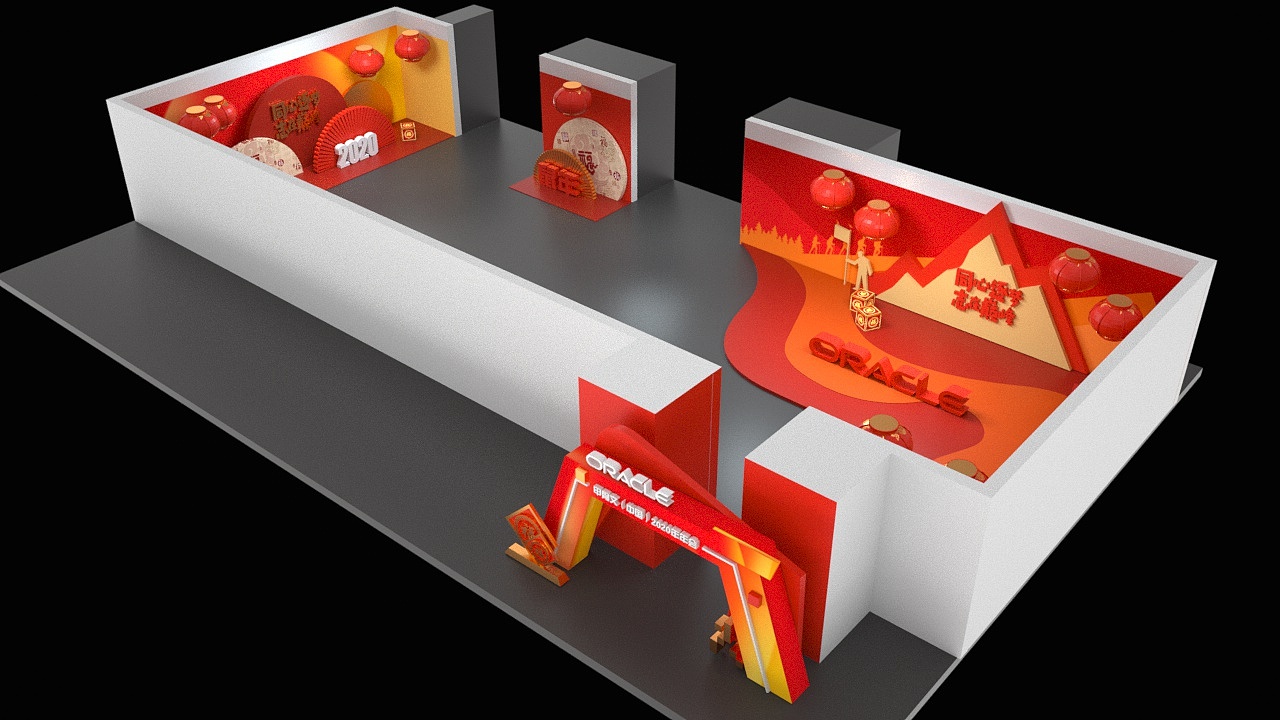 甲骨文2020年年会活动（图ZMjIzODM5MjE2） - 场景 - 站酷设计师舒羽设计原创素材 - 站酷ZCOOL