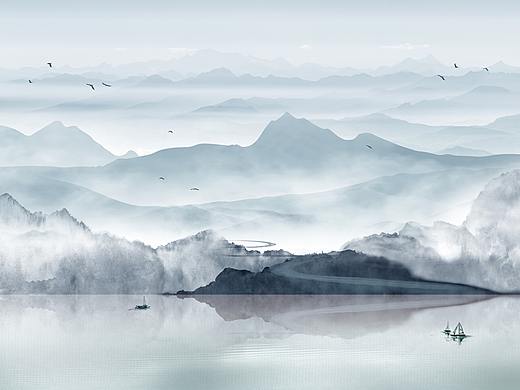 新中式山水