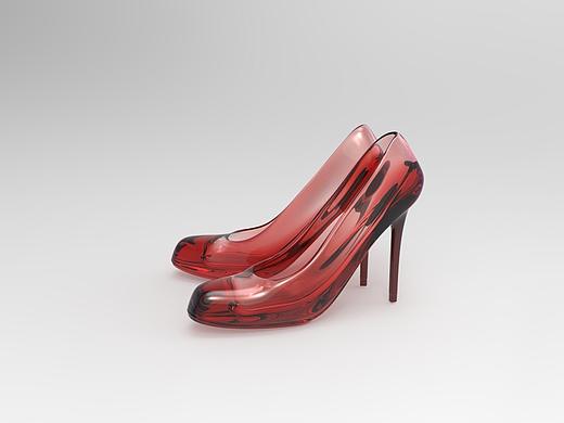 C4D高跟鞋-建模练习（个人主页-ZMzA1ODEwNjg=） - 鞋履设计 - 站酷设计师王跃跃原创素材 - 站酷ZCOOL