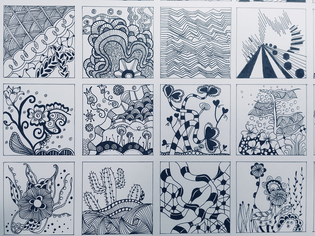 【禅绕画】每周练习_2（图ZMTI3Mzk5NDk2） - 艺术插画 - 站酷设计师不二向来是从容的原创素材 - 站酷ZCOOL