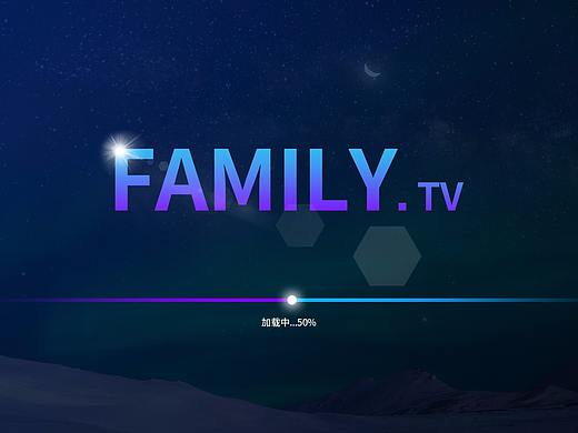 一款名为FAMILY的TV界面设计