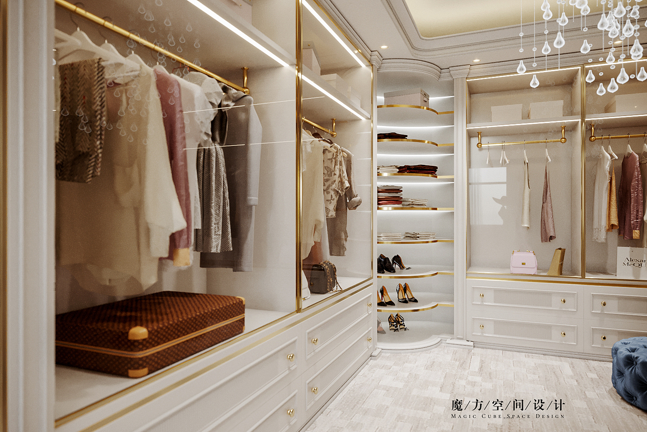 【魔方】法式轻奢•贵州遵义别墅项目（图ZMjE2NzMyMTA4） - 家装设计 - 站酷设计师魔方空间设计原创素材 - 站酷ZCOOL