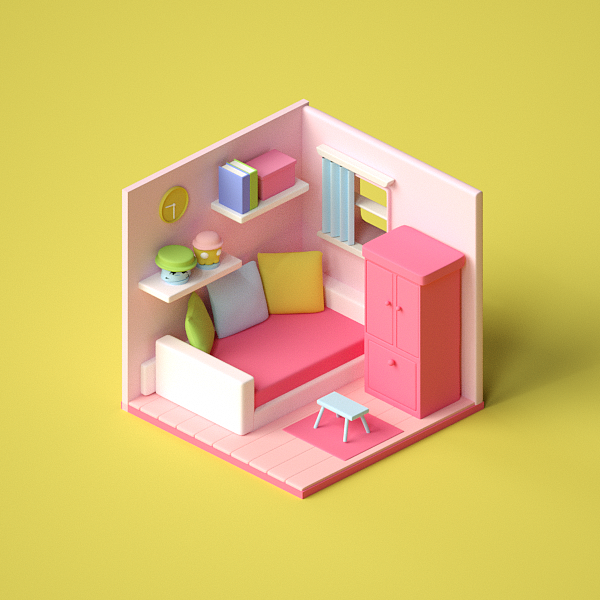 小房间（图ZMjY3NzcyMjE2） - 场景 - 站酷设计师允诺一生me原创素材 - 站酷ZCOOL