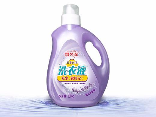 雪芙莲——三重洁净洗衣液包装设计