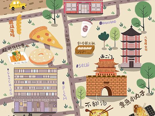 洛阳小吃街地图