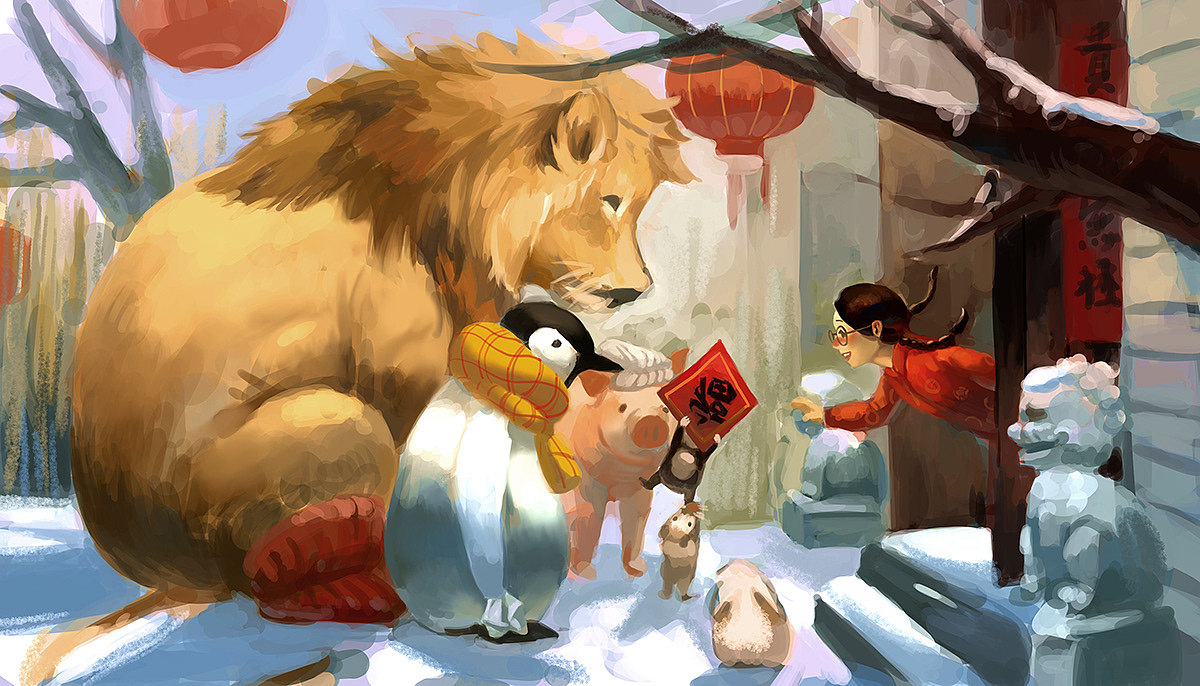 动物们的秘密生活（图ZMjIyMDQ1NjU2） - 儿童插画 - 站酷设计师奥兰治橙子原创素材 - 站酷ZCOOL
