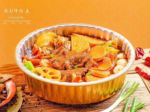 麻辣烫兔头鸭头冒菜拍摄