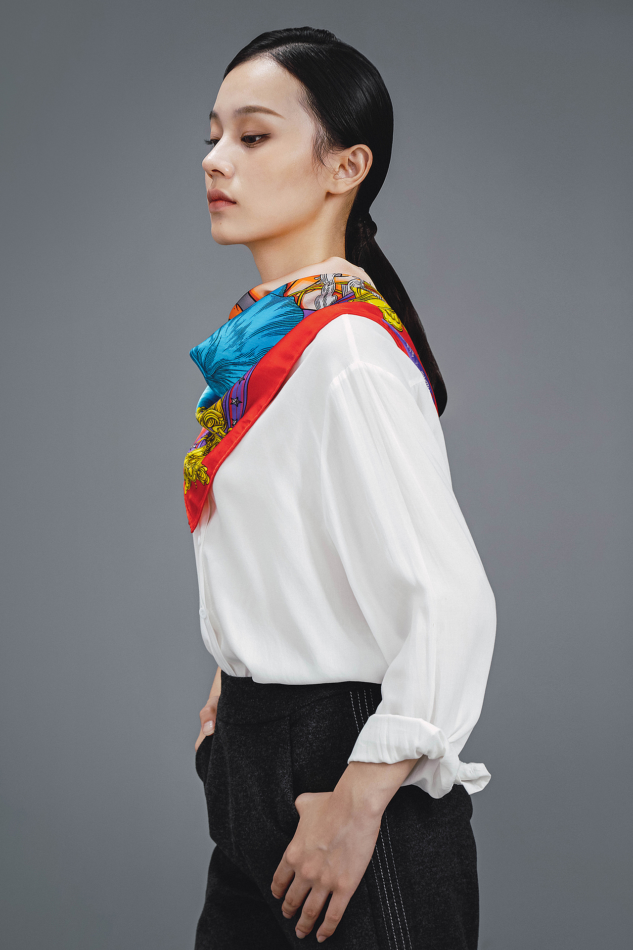 原创 | 必胜客×金小生联名款丝巾（图ZMTMyNDgxODQ0） - 商业插画 - 站酷设计师金小生原创素材 - 站酷ZCOOL