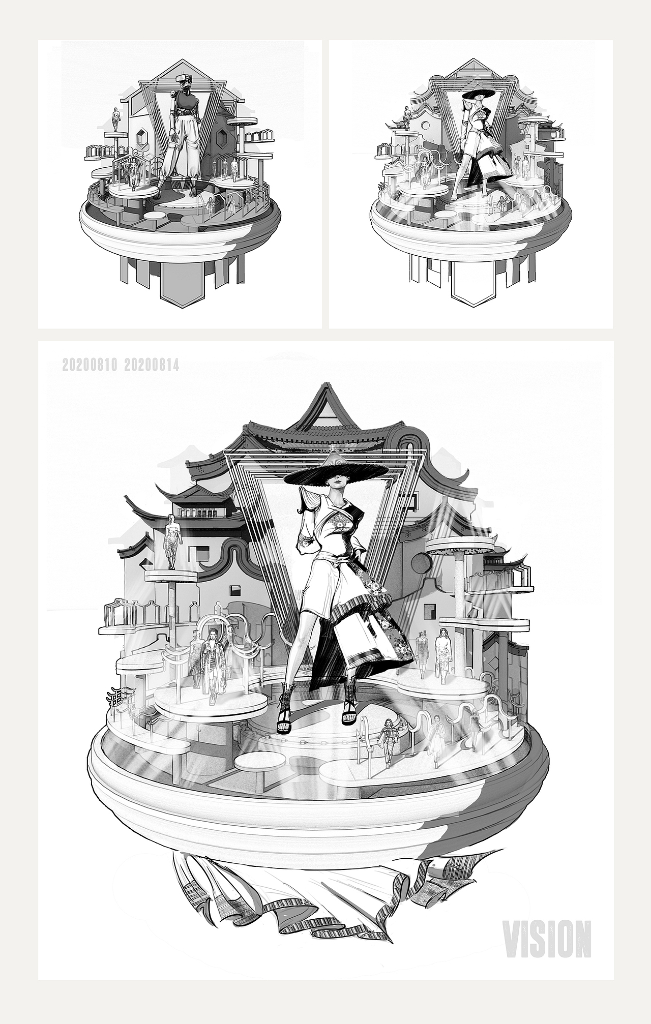 2020淘宝造物节 6+1子城概念设定（图ZMjIwMTg0NTAw） - 概念设定 - 站酷设计师杭州幻绮原创素材 - 站酷ZCOOL