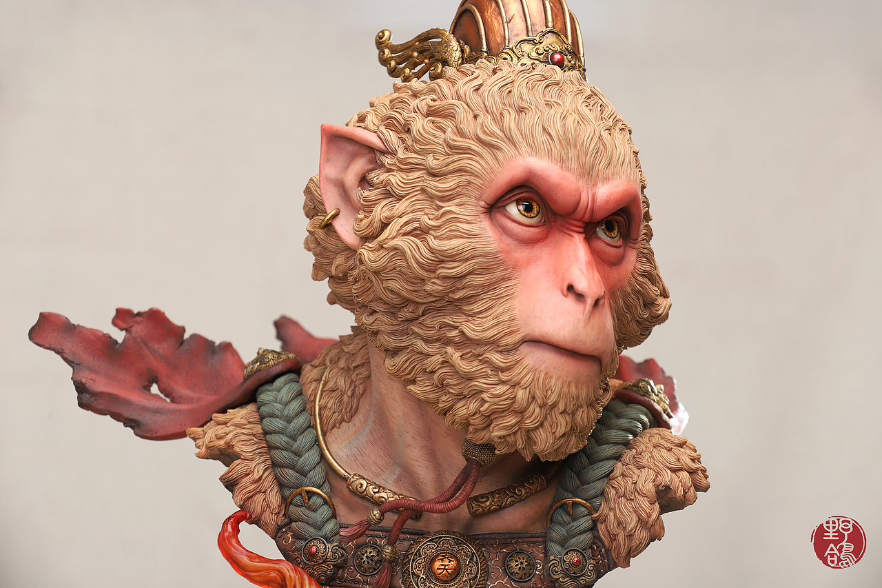 野鸽原创雕塑gk作品《浴火重生》（图ZMjU0NDY5NjM2） - 手办/模玩 - 站酷设计师Im_野鸽原创素材 - 站酷ZCOOL