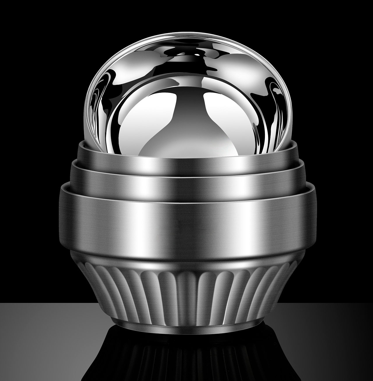 不锈钢碗产品后期精修