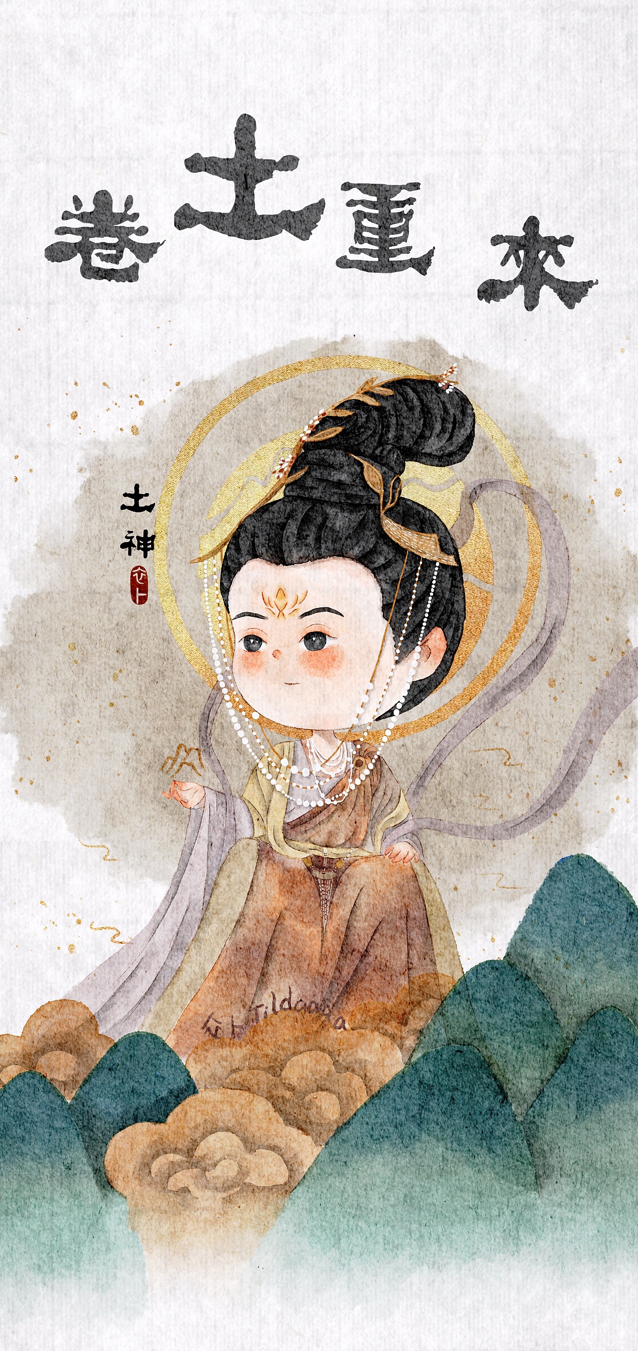 《长月烬明》古风创作十二神合集（图ZMzM5MjYwMzg0） - 儿童插画 - 站酷设计师Tildaaaa原创素材 - 站酷ZCOOL
