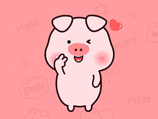 小笨猪头像 微信表情包小笨猪情侣头像