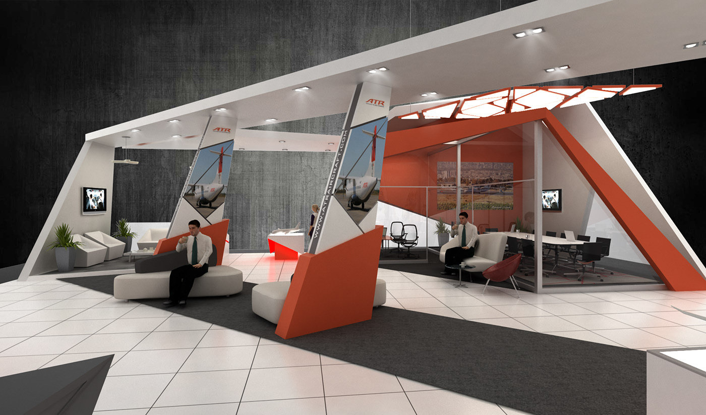 atr展会设计效果图|三维|场景|3d设计师ng男 - 原创作品 - 站酷