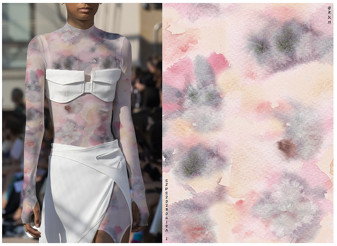 【原创印花】水渍