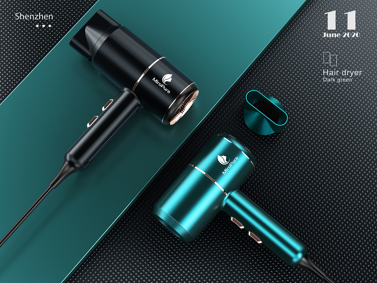 吹风机渲染/精修