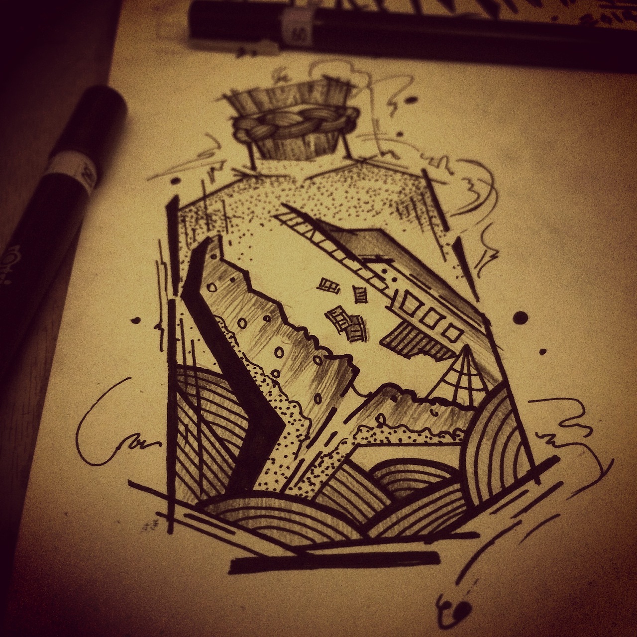 原创手绘 纹身图案设计（图ZMzU5MDc0OTI=） - 绘画 - 站酷设计师BLACK_TATTOO原创素材 - 站酷ZCOOL