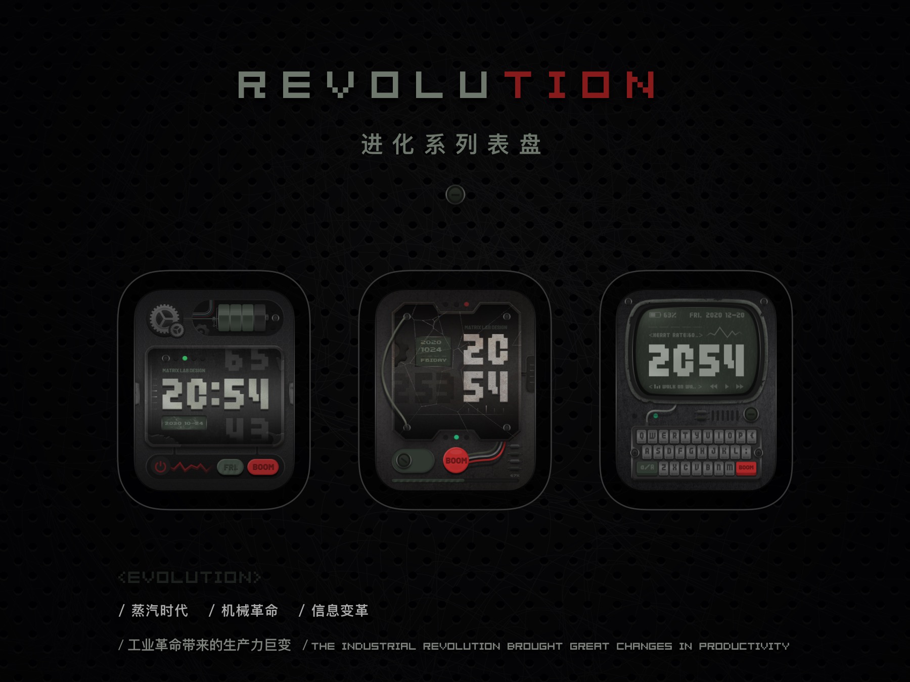 Revolution丨进化系列表盘