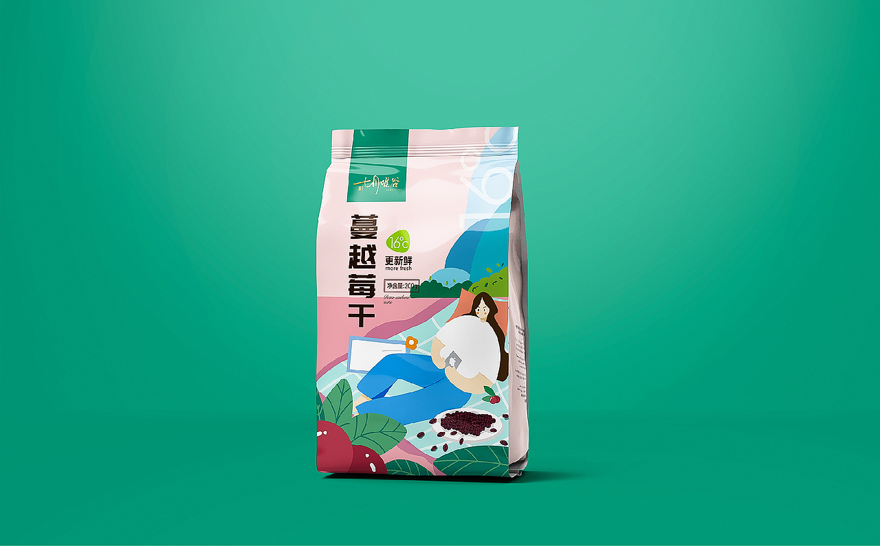 七月唯谷坚果类品牌全案设计