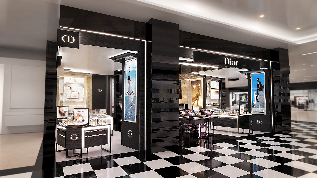 dior化妆品店设计