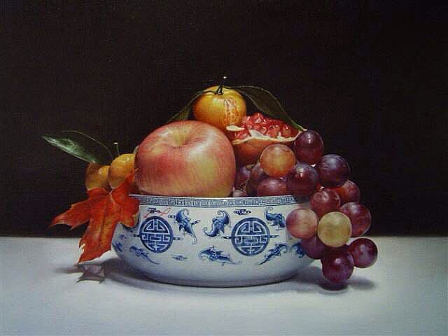 董航静物油画作品欣赏