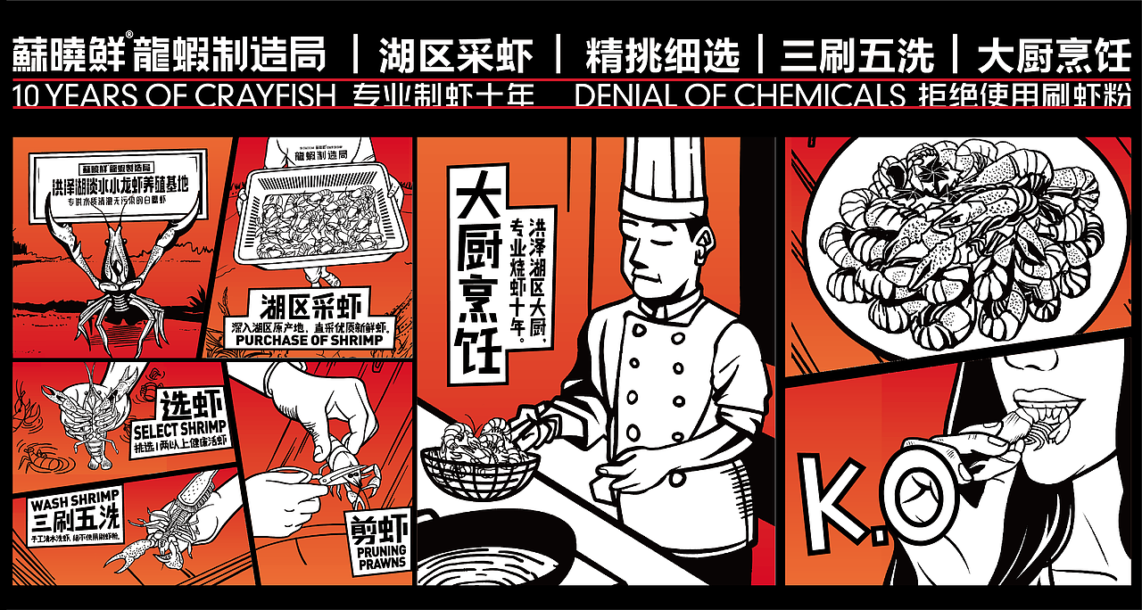 龙虾制造局餐饮品牌设计(图ZMjI0NjA0MzI4) - 品牌 - 站酷设计师李林品牌设计原创素材 - 站酷ZCOOL