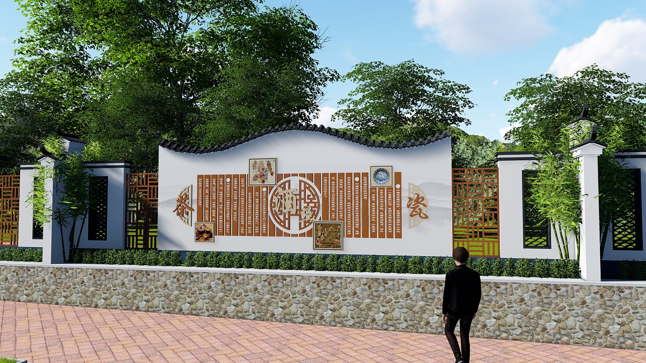 一个学校的文化墙|空间|景观设计|云德设计 - 原创作品 - 站酷 (zcool