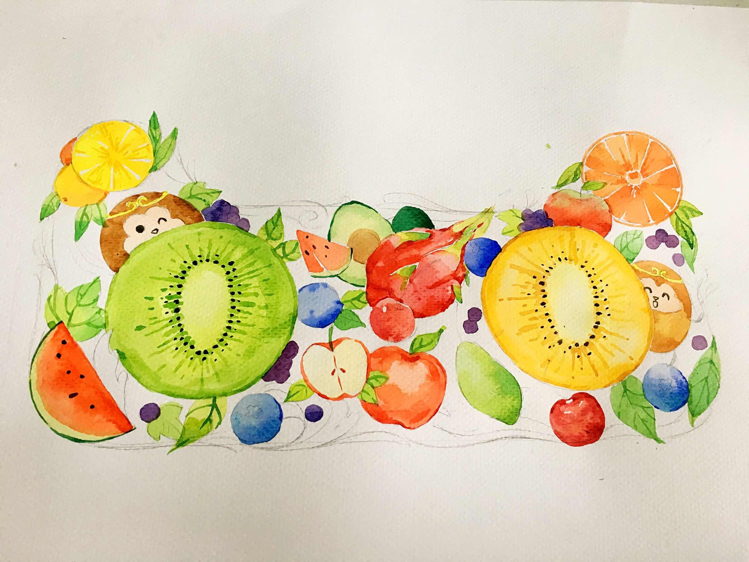 天猫双十一猫头水果