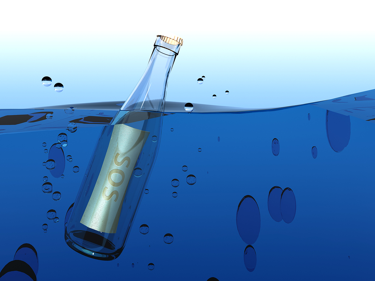 海里救生瓶（图ZMjA0MzAwNDQ=） - 其他三维 - 站酷设计师一介光原创素材 - 站酷ZCOOL