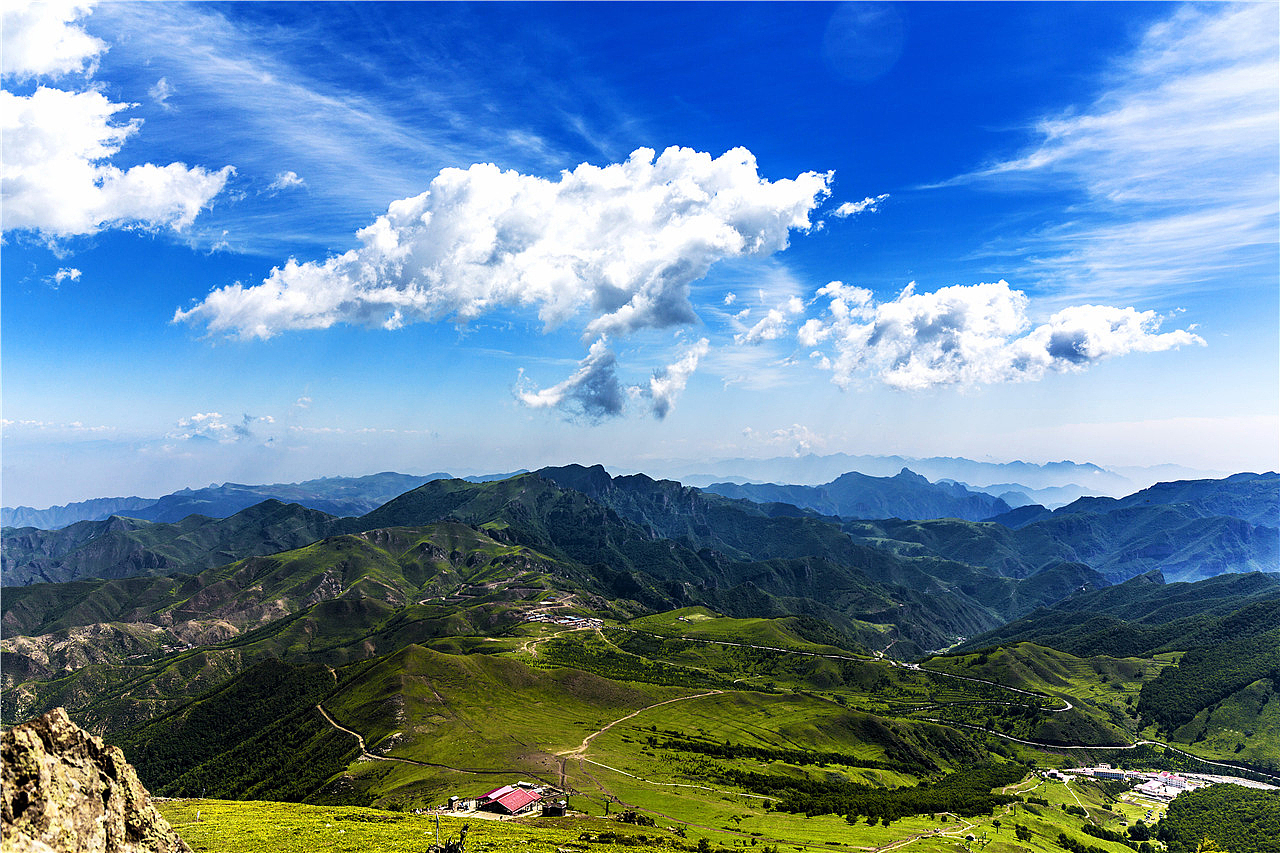 灵山风光一览众山小
