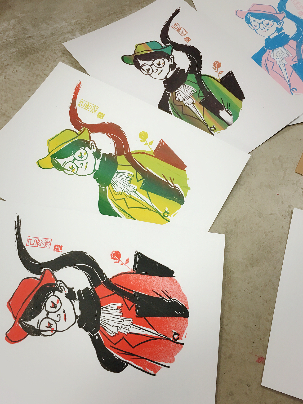 尝试不同的颜色搭配